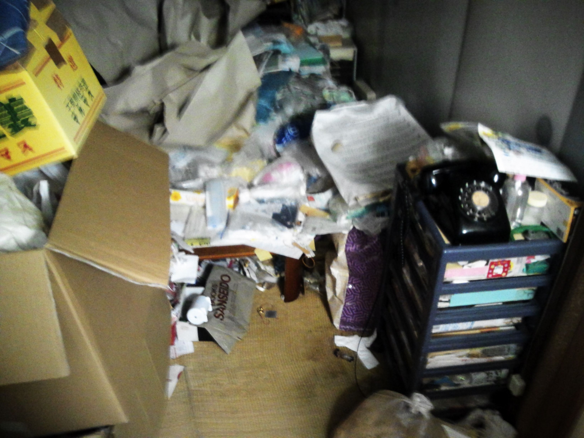 片付けられない・・・